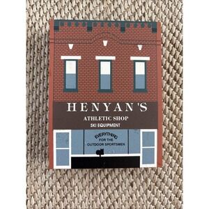 Cats Meow Village Series X Henyans Athletic Shop Retired 1997